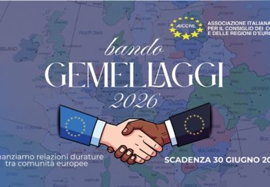 AICCRE NAZIONALE: BANDO GEMELLAGGI 2026